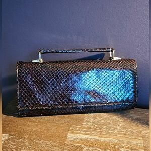 Vintage est.1940's Snakeskin Clutch Wallet